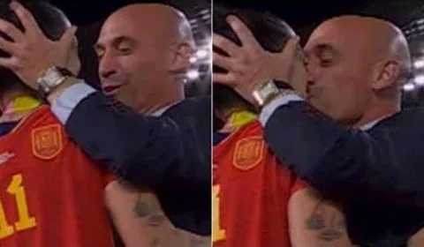 Ex-presidente da federação espanhola, é banido do futebol por 3 anos após beijo forçado em jogadora