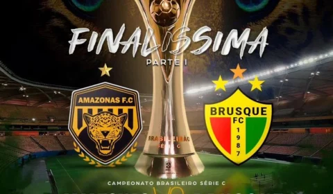 Amazonas e Brusque se enfrentam em primeiro jogo da final neste domingo (15)