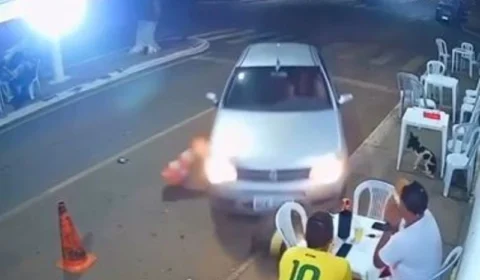 VEJA VÍDEO: mulher é presa suspeita de invadir bar para atropelar namorado