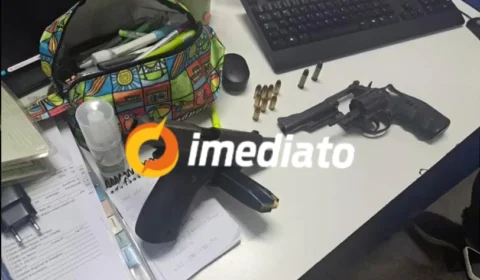 Rocam prende dupla com armas de fogo no bairro Chapada
