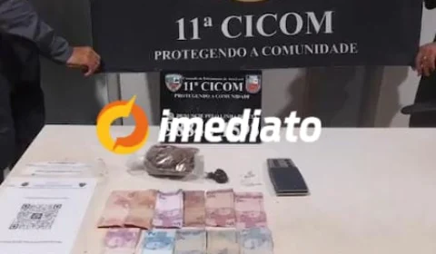 Homem é preso com drogas no bairro Coroado