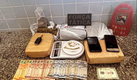 Cinco quilos de drogas são apreendidos no bairro Alvorada, em Roraima