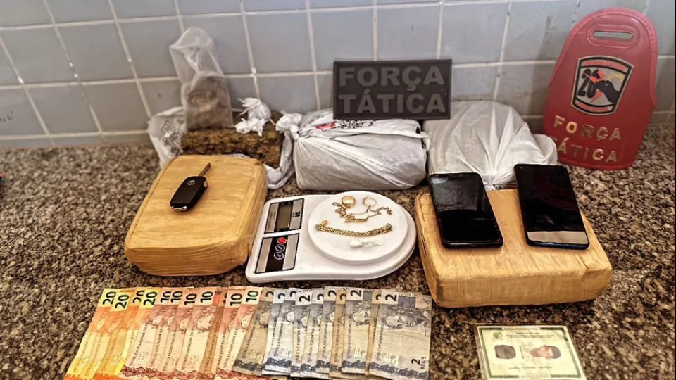 Cinco quilos de drogas são apreendidos no bairro Alvorada, em Roraima