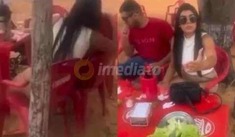 Vídeo: mulher é flagrada pelo marido aos beijos com patrão: ‘reunião de negócios’, diz ela