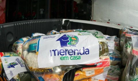 Merenda em Casa: Mais de 5 mil estudantes da rede estadual já receberam os kits do Governo do Amazonas