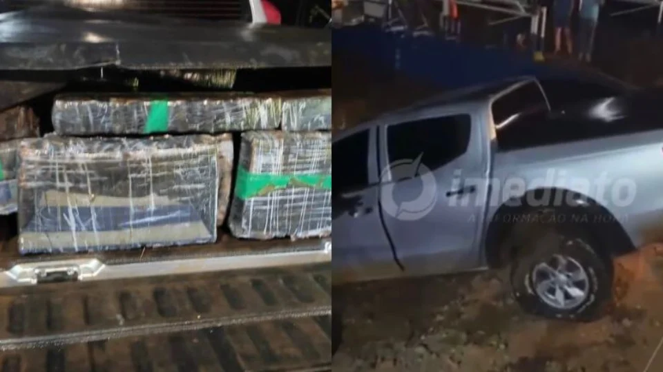 VÍDEO: Fuga ‘cinematográfica’ termina com apreensão de 1 tonelada de maconha