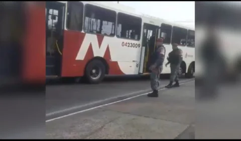 VÍDEO: Quatro suspeitos são detidos ao tentar assaltar ônibus 640 na Av. Torquato Tapajós