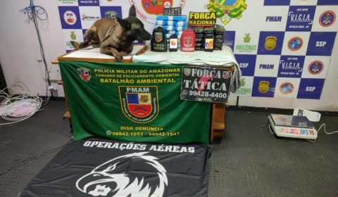 PM encontra 40kg de pasta-base de cocaína dentro de barco em Coari