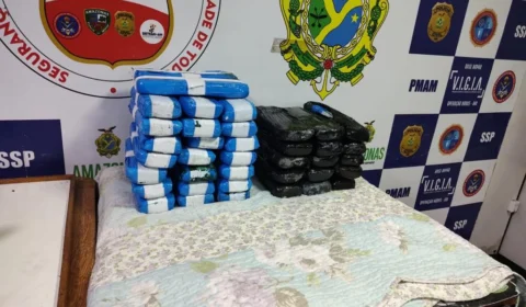 Policiais da Base Arpão apreendem drogas avaliadas em R$ 2 milhões em Coari