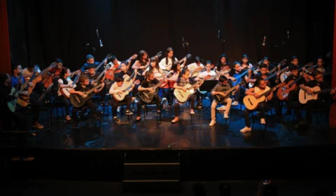 Alunos do curso de música infantil do Liceu Cláudio Santoro realizam mostra de fim de ano