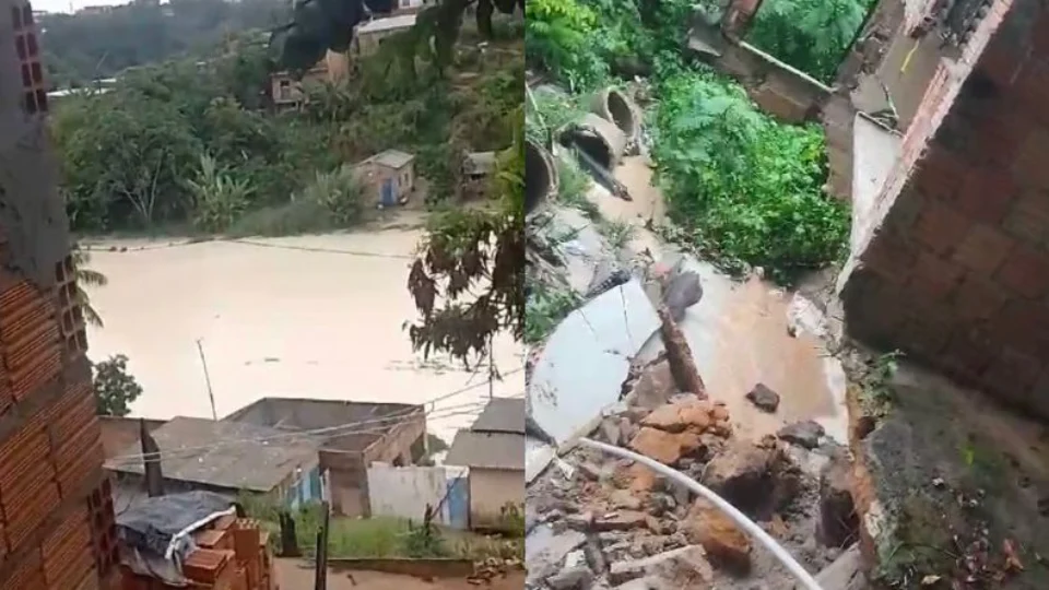 Prefeitura registra 20 ocorrências em razão de chuva com 74,2 milímetros nesta quinta-feira