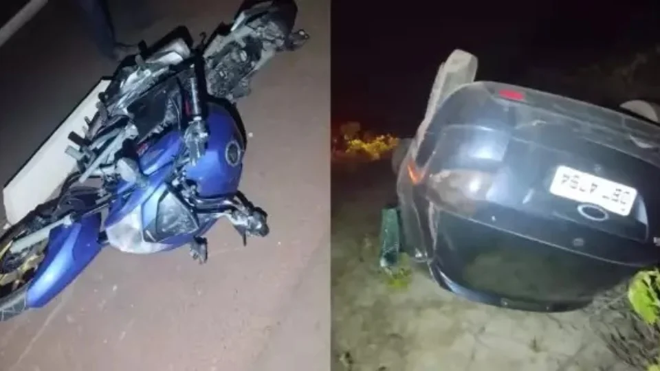 Acidente deixa uma pessoa morta e duas feridas; grávida está em estado grave