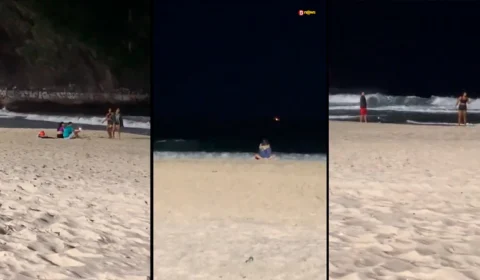 VEJA VÍDEO: casal sem vergonha faz sexo na praia sob vaias de visitantes