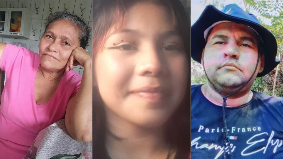 PC-AM divulga as imagens de três pessoas que desapareceram em Manaus