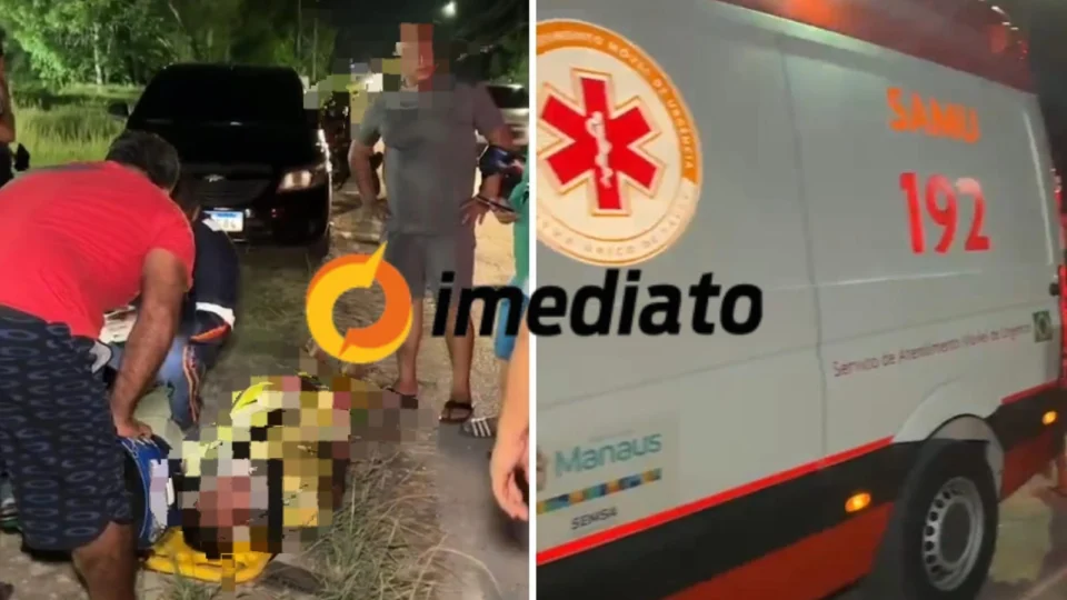 Colisão entre duas motos deixa 3 pessoas feridas na Alameda Cosme Ferreira