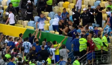 Brasil x Argentina: Briga generalizada atrasa início da partida