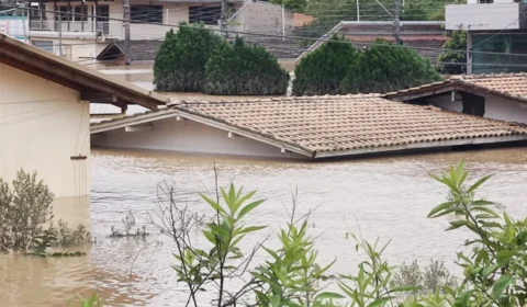 Comitiva federal visita áreas afetadas pelas chuvas em Santa Catarina