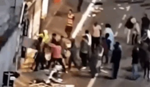 VEJA VÍDEO: usuários de drogas roubam loja de eletrônicos na Cracolândia