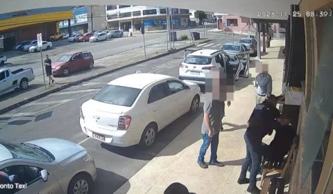 Vídeo: taxista de 60 anos é espancado por segurança e empresário