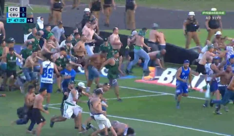 Coritiba e Cruzeiro podem receber punição por briga generalizada