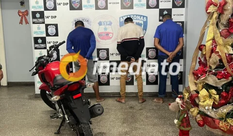 Polícia prende trio envolvido em ‘arrastões’ na cidade de Manaus