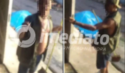 Vizinhos são ameaçados com arma de fogo por suposto ex-policial aposentado em Manaus