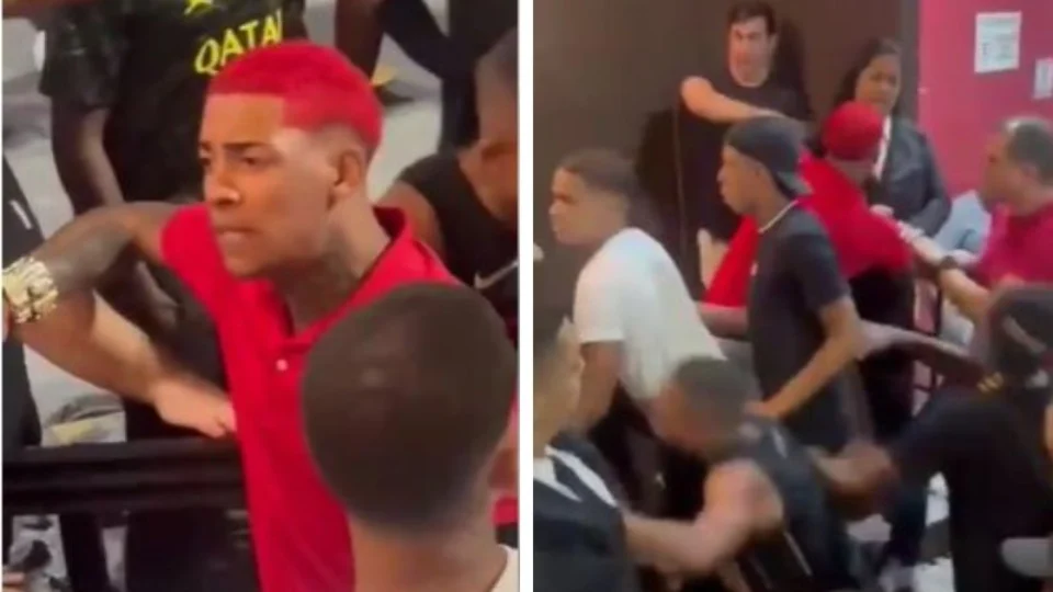 VEJA VÍDEO: MC Poze é barrado de entrar descalço em boate no Rio e gera confusão