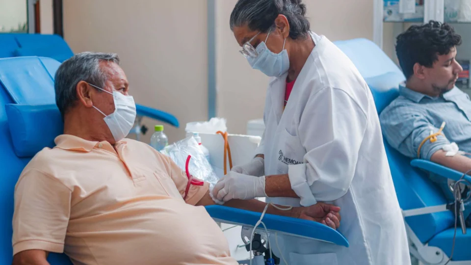 Levantamento aponta que pessoas entre 40 e 49 anos doam mais sangue no Amazonas