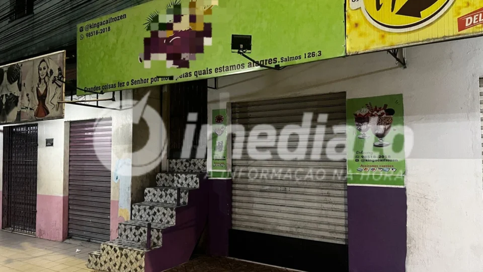 Vídeo: Assalto em loja de açaí causa pânico e bandido foge após crime no Monte das Oliveiras