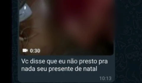 “Seu presente de Natal”: pai esfaqueia filho e manda vídeo à mulher