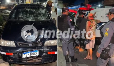 Mototaxista e passageira ficam gravemente feridos após colisão com carro no Grande Vitória