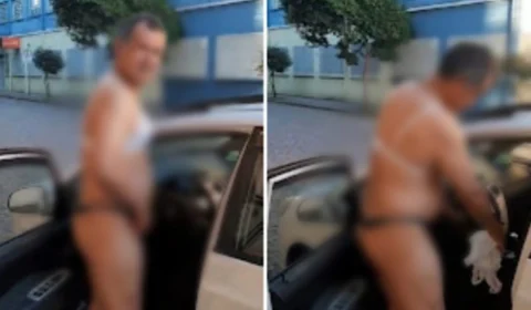 Veja Vídeo: homem se exibe para alunos usando calcinha e sutiã