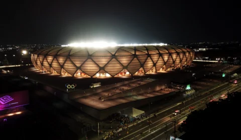 Arena da Amazônia começa preparação para jogo entre Flamengo e Audax