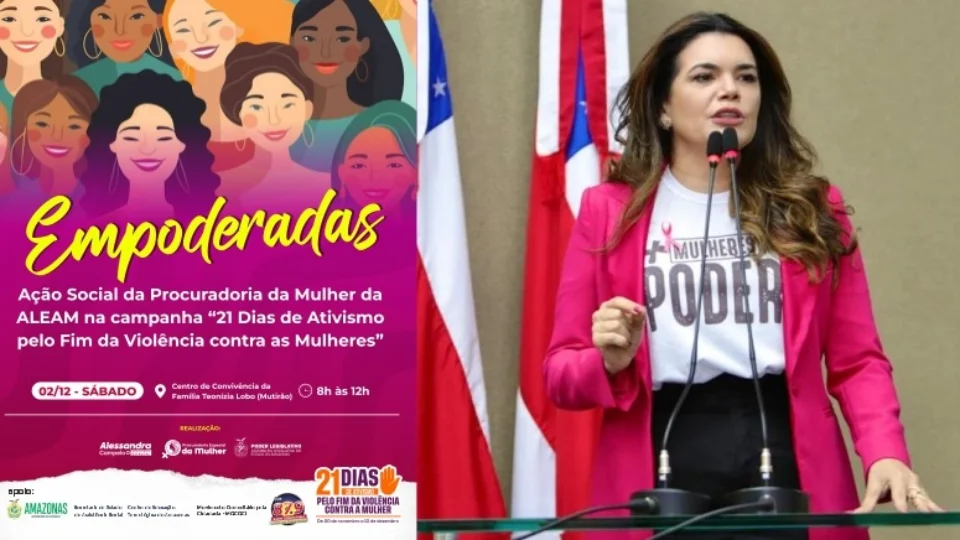 Procuradoria da Mulher da ALEAM realiza ação social no Centro de Convivência da Família do Mutirão neste sábado (02)