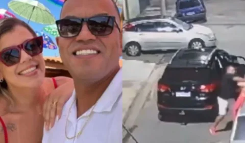 VÍDEO: Policial Militar agride esposa com socos no rosto e a mata a tiros após discussão em carro