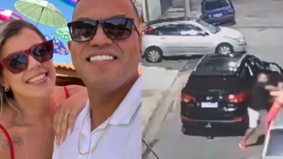 VÍDEO: Policial Militar agride esposa com socos no rosto e a mata a tiros após discussão em carro