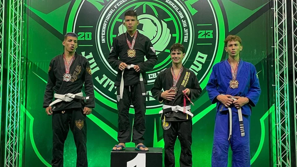 Amazonenses se destacam no Mundial de Jiu-Jitsu Kids em São Paulo