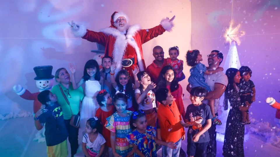 O espetáculo “O Quebra-Nozes” e a Fábrica do Papai Noel tem acesso gratuito mediante agendamento