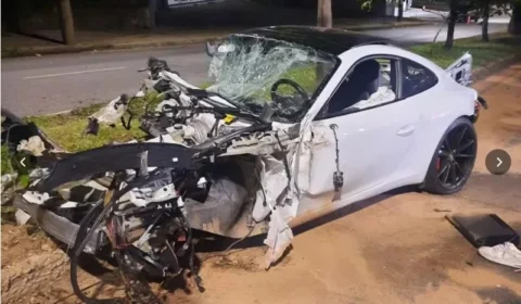CHOCANTE: vídeo mostra acidente fatal com Porsche a 250 km/h