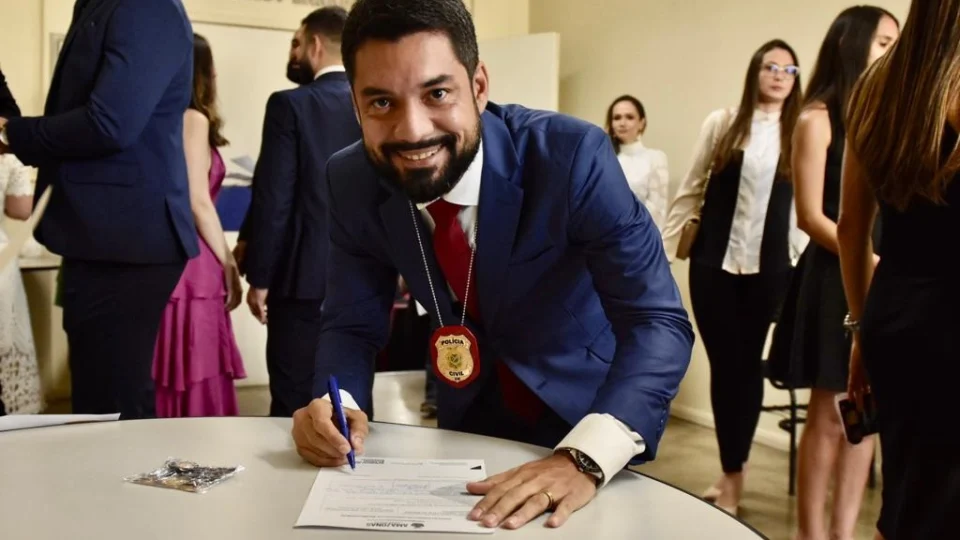 Novos policiais civis tomam posse e Wilson Lima ressalta reforço na segurança, no interior do estado