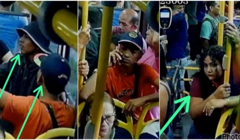 Bandidos tocam o terror durante assalto a ônibus da linha 678
