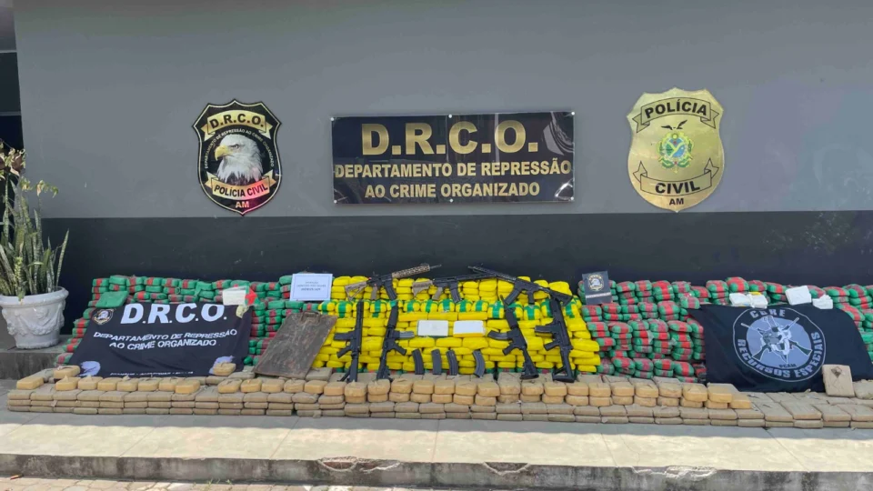 Amazonas apreendeu mais de 110 toneladas de entorpecentes nos últimos cinco anos