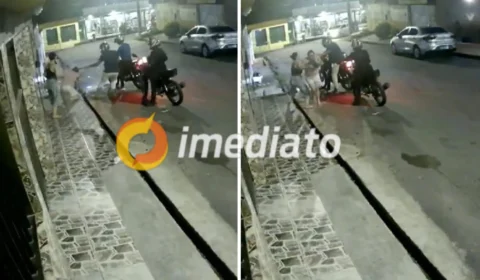 VEJA VÍDEO: bandidos puxam cabelo de vítima durante arrastão no bairro Redenção
