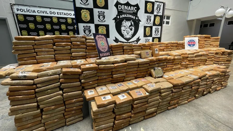 PC-AM apreendeu mais de 12 toneladas de drogas em 2023, avaliadas em R$ 167 milhões
