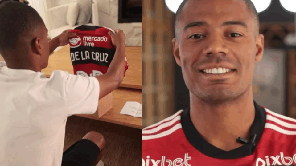 Flamengo anuncia contratação do jogador De La Cruz