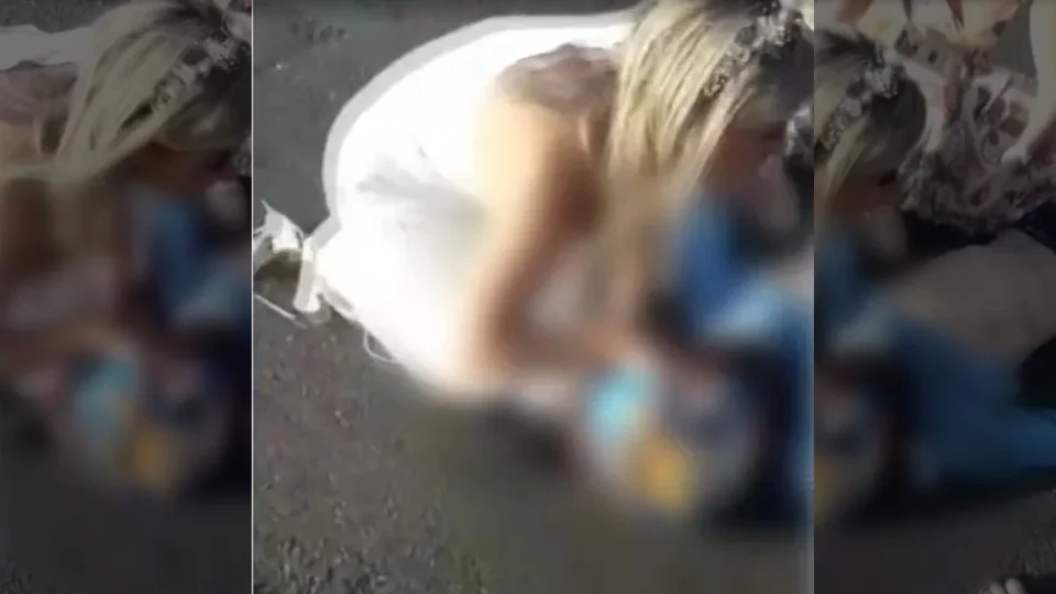 Veja Vídeo: noiva atrasa jantar de casamento para salvar homem machucado