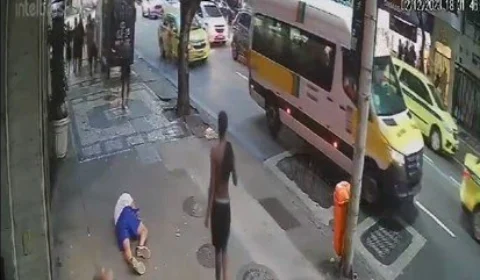 Homem que deu soco em idoso em assalto em Copacabana é preso