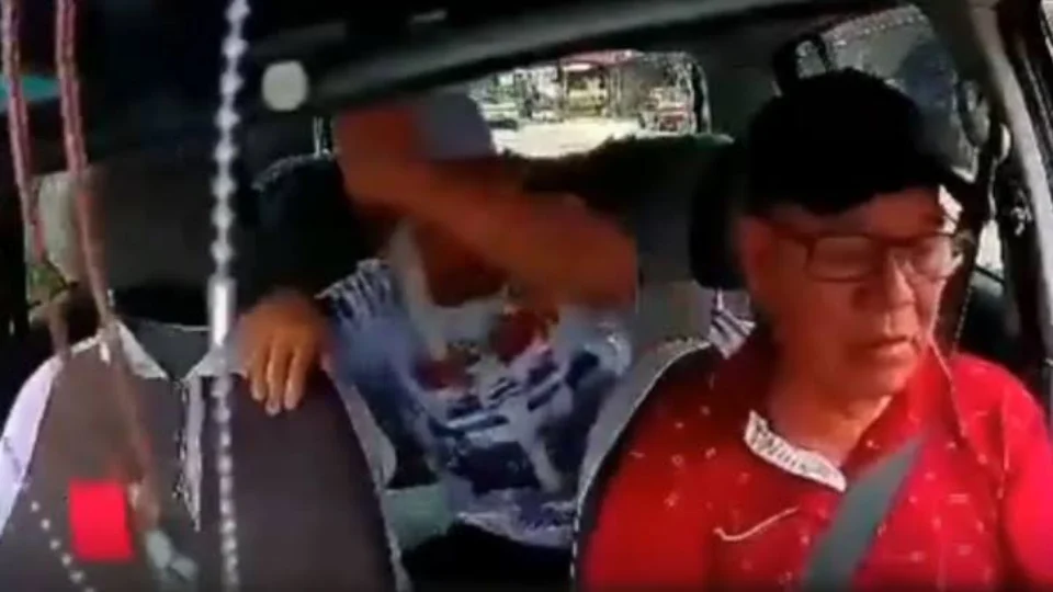 VÍDEO: Cinto de segurança salva taxista de facada desferida por adolescente de 13 anos