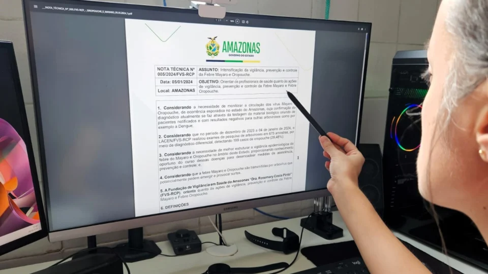 FVS-RCP divulga alerta e nota técnica sobre Arbovírus no Amazonas
