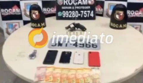 Dupla que fazia arrastão no bairro Jorge Teixeira é presa pela Rocam